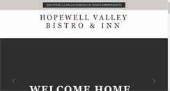 Desktop Screenshot of hopewellvalleybistro.com